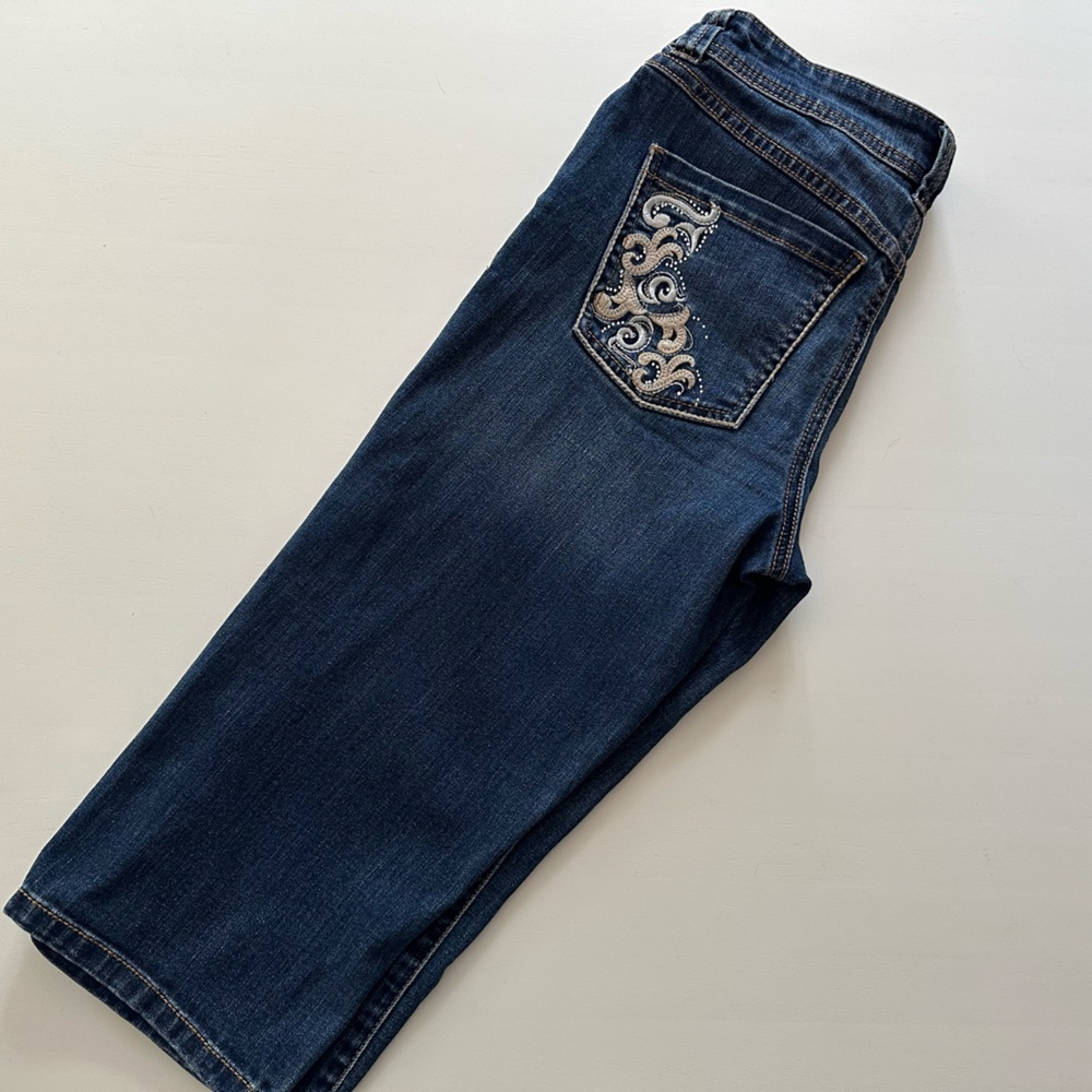 EUC INC denim capri pants size 2